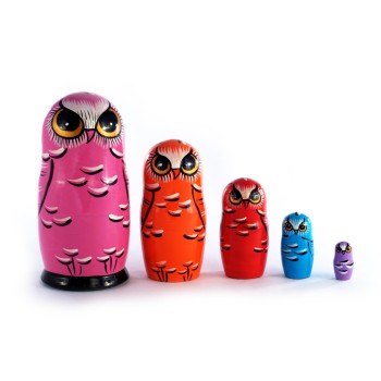 Матрешка "Сова" арт.7992 (РНИ)