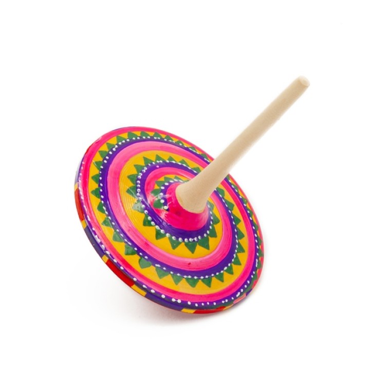 Волчок "Спираль" малый с блестками арт.7823 (РНИ)