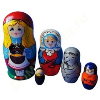 Матрешка "Красная шапочка" арт.7705 (РНИ) /32