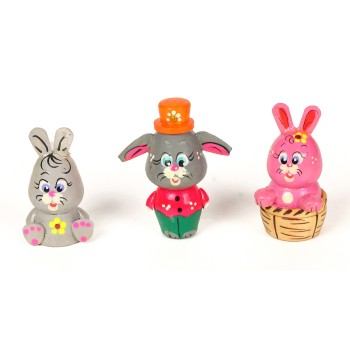 Магнит "Зайцы" арт.7859 (РНИ)