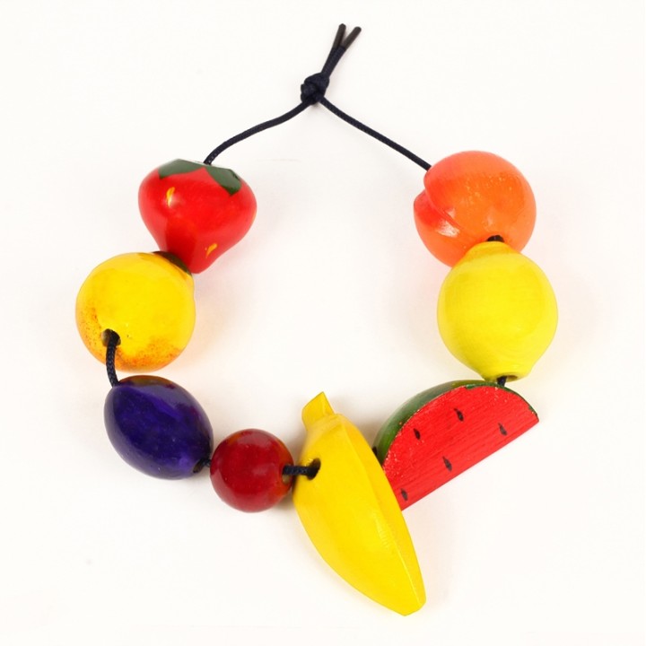 Бусы "Фрукты" 8 шт арт.Р-45/792 (РНИ)
