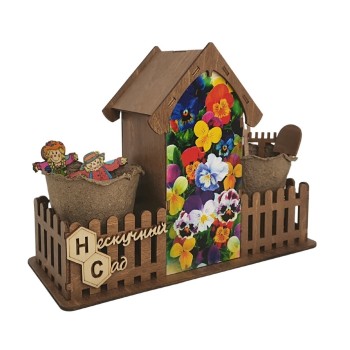 Нескучный сад. Набор для выращивания цветов "Анютины глазки" арт.8365