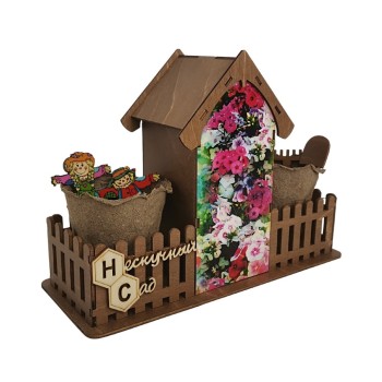 Нескучный сад. Набор для выращивания цветов "Флокс" арт.8367