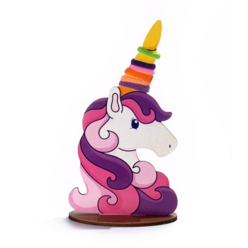 Подставка для резиночек "Единорог" арт 8257 /30