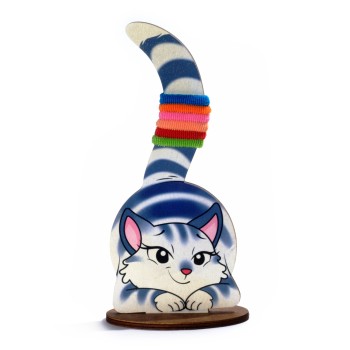 Подставка для резиночек "Котик" арт 8253 /35