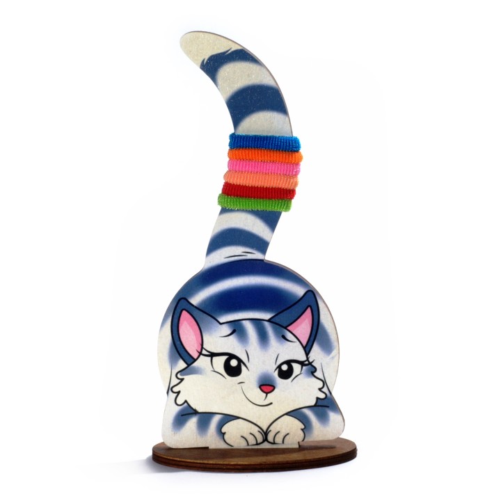 Подставка для резиночек "Котик" арт 8253 /35