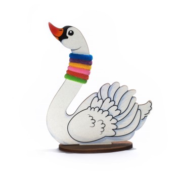 Подставка для резиночек "Лебедь" арт 8252 /35