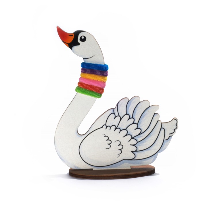 Подставка для резиночек "Лебедь" арт 8252 /35