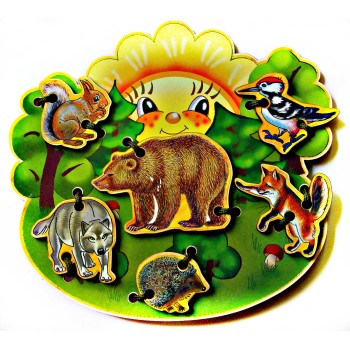 Шнуровка арт.7784 "В лесу" /40