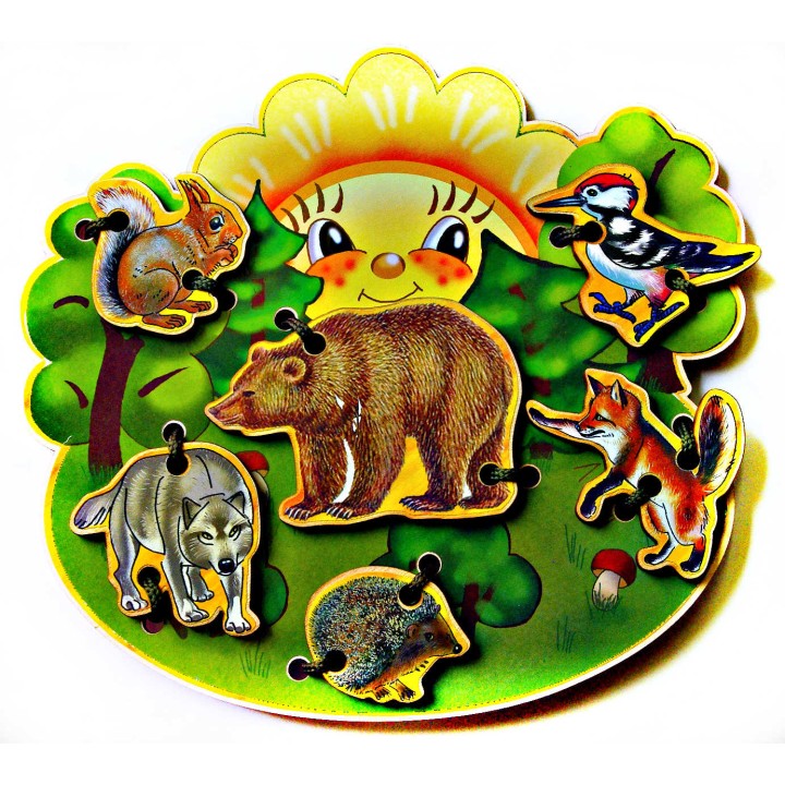 Шнуровка арт.7784 "В лесу" /40