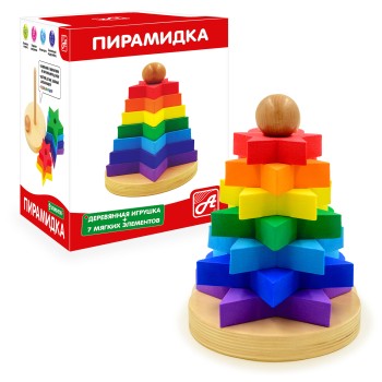 РДИ Д1040а Пирамидка Радуга "Звездочки" /24