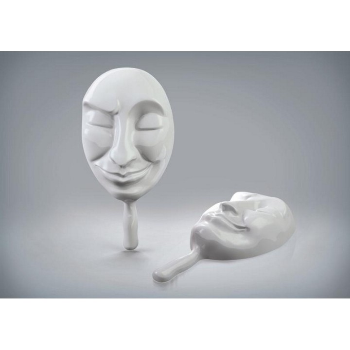 Мафия. Маска "Лицемер" пластиковая белая арт.7964