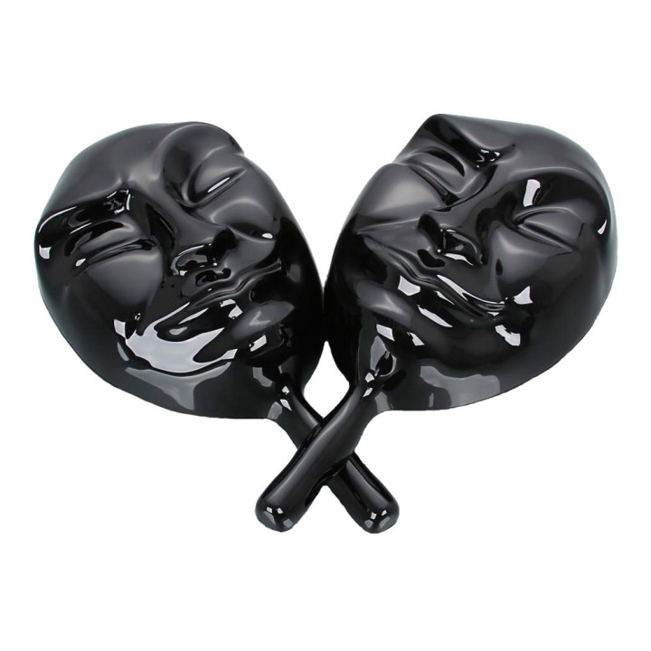 Мафия. Маска "Лицемер" пластиковая черная арт.7965