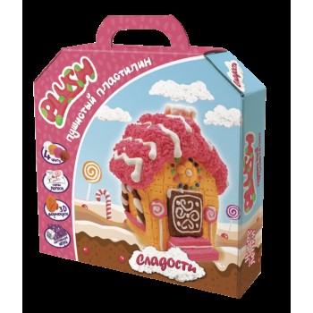 Пластилин пушистый ТМ "PLUSH" Набор "Сладости" арт.PL02201810/8