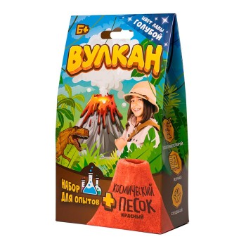 Набор для опытов "Вулкан" 160 г. голубой арт.KP1008VN