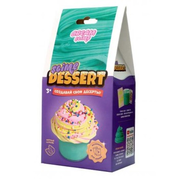 Игрушка ТМ "Slime" Слайм десерт мини "Мятный капкейк" 155 г арт.S130-60
