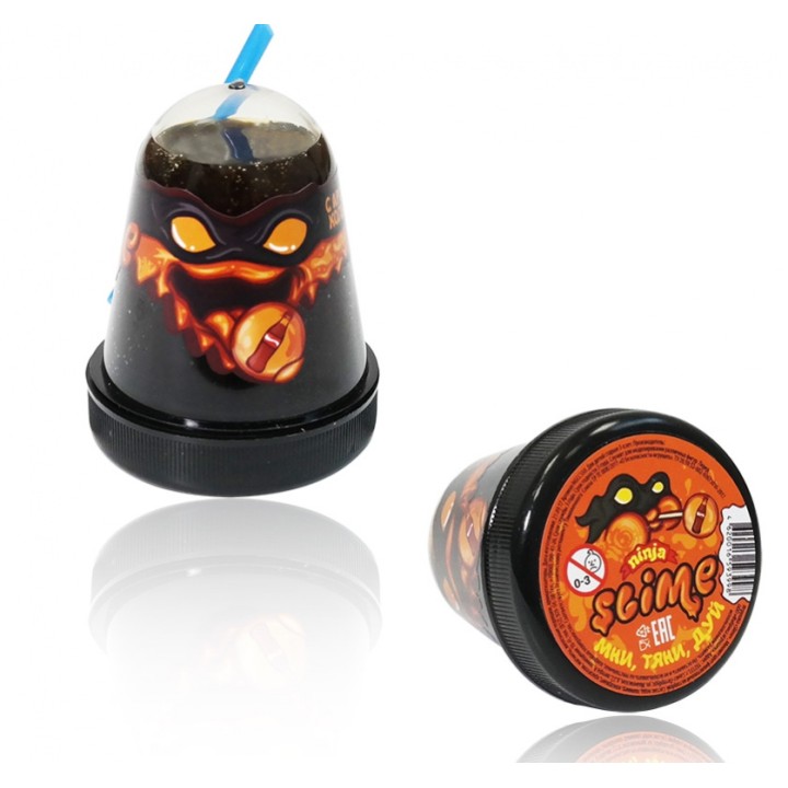 Игрушка ТМ "Slime "Ninja" арт.S130-16 с ароматом колы, 130 г. "боится холода"