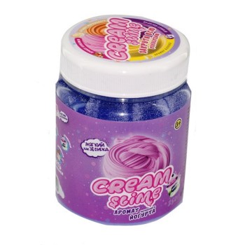 Игрушка ТМ "Slime" Cream-Slime с ароматом черничного йогурта, 250 г арт.SF02-J