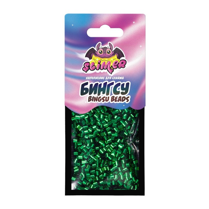 Наполнение для слайма ТМ "Slimer" "Бингсу" зеленый арт.SSS30-93