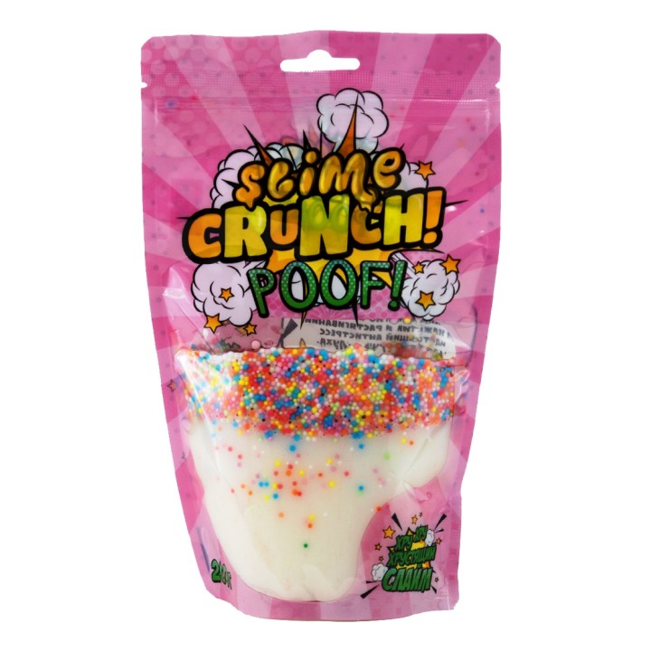 Игрушка ТМ "Slime" Crunch-slime POOF с ароматом манго, 200 г (арт.S130-28)