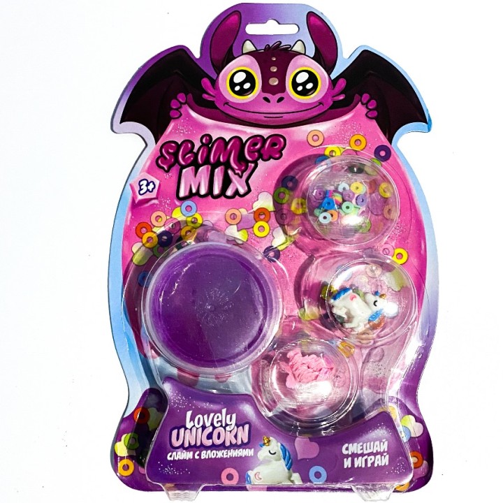Игрушка ТМ "Slimer" Набор "Lovely Unicorn" 180 г арт.SR150