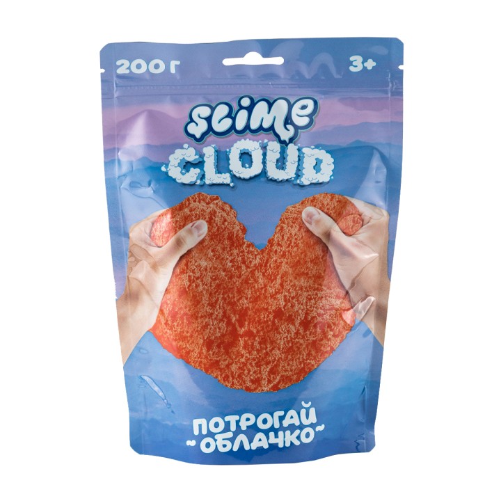 Игрушка ТМ "Slime" Cloud-slime "Рассветные облака" с ароматом персика арт.S130-31