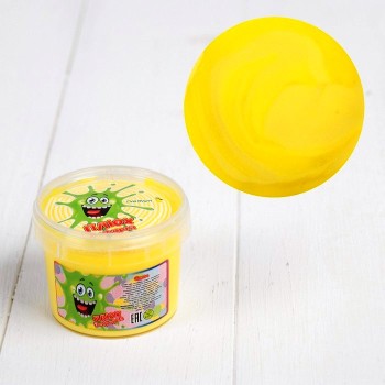 Слайм Плюх "Зефирка Лимон", 120 гр.