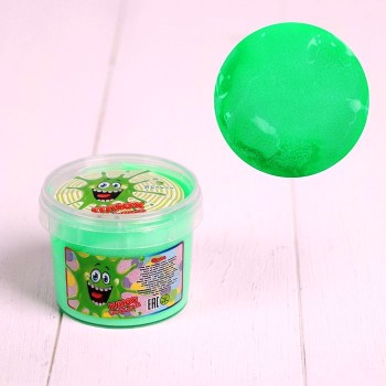 Слайм Плюх "Зефирка Яблоко", 120 гр.