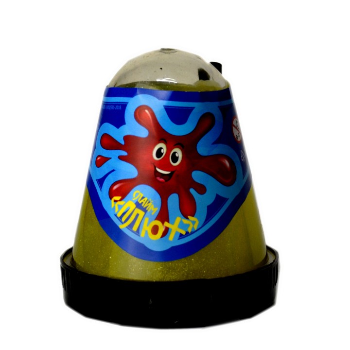 Слайм "Плюх" желтый перламутровый/12 арт.S130-40