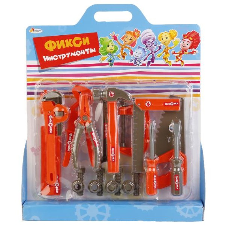 Играем вместе. Набор строит. инструментов "Фиксики" 21 предм. на карт. арт.B1089937-R