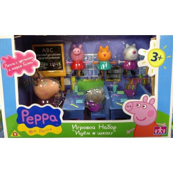 Свинка Пеппа. Игровой набор арт.20827 "Идем в школу"