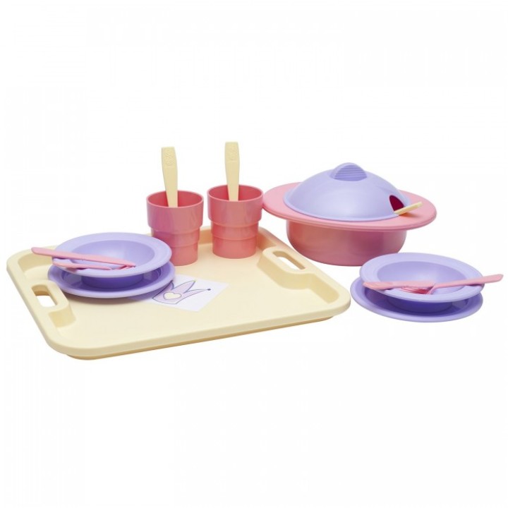 Огонек. Столовый набор "Принцесса" (лимонный) арт.С-1553 /4