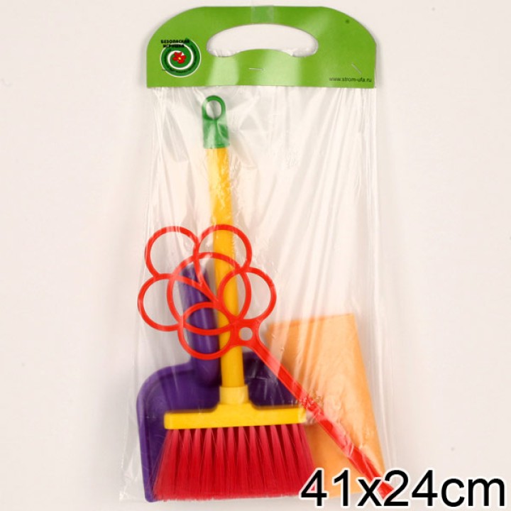 Совтехстром.Набор "Золушка №1" (щетка,совок,выбивалка,салфетка) арт.У745 /40