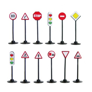 Совтехстром.Дорожные знаки арт.У593 Набор 10 шт./150