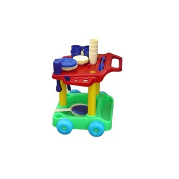 Совтехстром.Сервировочный стол с набором посуды арт.У533 /6