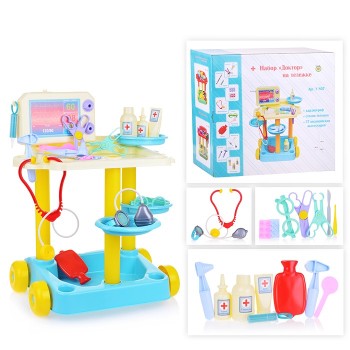 Совтехстром.Игровой набор "Доктор" на тележке без костюма арт.У807 /4