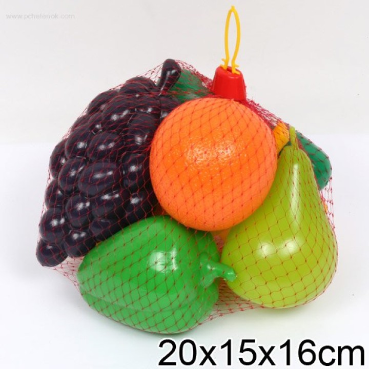 Совтехстром.Набор "Фрукты и овощи" в сетке арт.У748/У957 /12