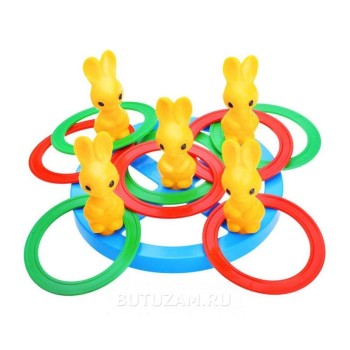 Пластмастер. Кольцеброс "Зайчик" арт.40013