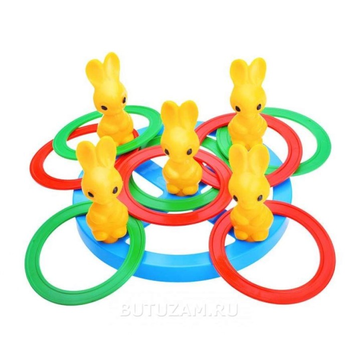 Пластмастер. Кольцеброс "Зайчик" арт.40013