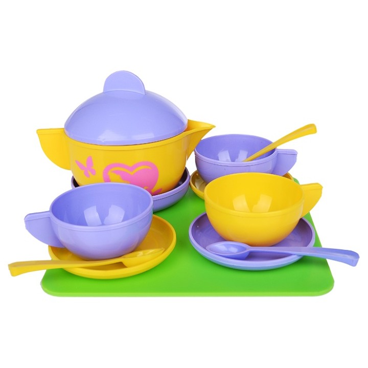 Пластмастер. Набор посуды "Чайное трио" арт.21071 /14