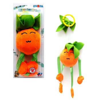 KNOPA. Игрушка-подвеска с вибрацией (апельсин) арт.11406 /6 (Пластмастер)