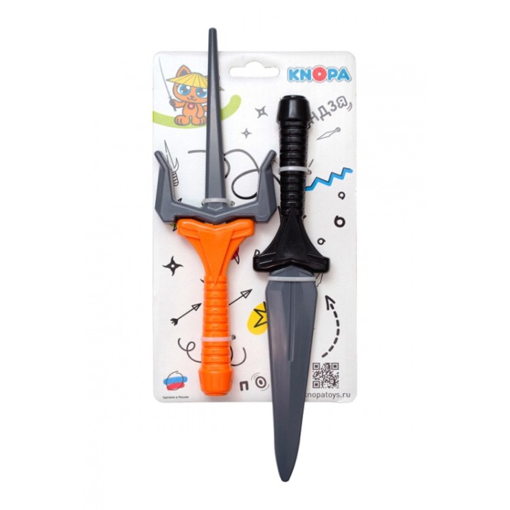 KNOPA. Набор оружия "Битва"саи + кинжал арт.87055 /20 (Пластмастер)