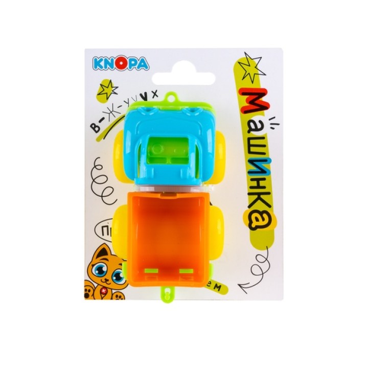 KNOPA. Машинка грузовик "Вжух в городе" 10 см арт.86220 /15 (Пластмастер)