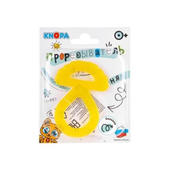 KNOPA. Массажер силиконовый для десен (прорезыватель зубной) "Грибочек" С/3 /20 (Пластмастер)