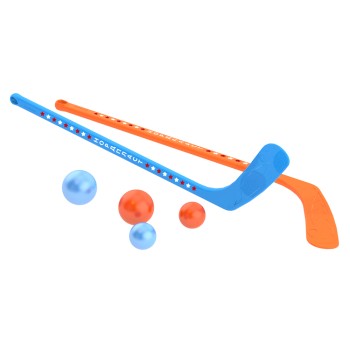 Нордпласт. Набор "Хоккейный клуб" (2 клюшки + 4 шарика) арт.480202/1