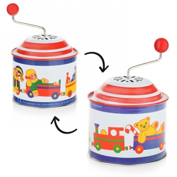 Bolz 52756 Шарманка "Ящик с игрушками" музыкальная с мелодией (диам 7,5 см; выс.11 см)