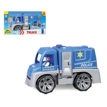 Lena 4455 Полицейская машина "TRUXX" с аксессуарами в подарочной уп. (29 см)