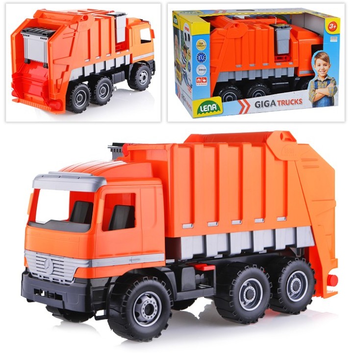 Lena 2026 Мусоровоз "Mercedes" 74 см в подар. упаковке