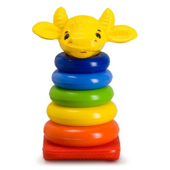 Росигрушка.Пирамида-качалка "Бычок" арт.9343/9238 /18