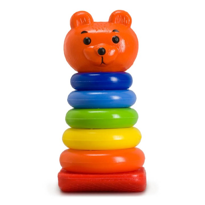 Росигрушка.Пирамида-качалка "Медвежонок" арт. 9237/9111 /21